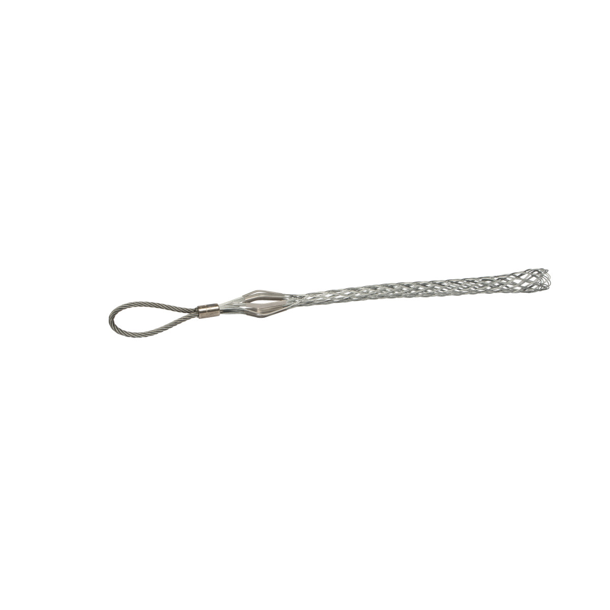Product image for Greenlee 30572 24" Galvanized Steel Flexible Eye Double Weave Conduit Pulling Grip