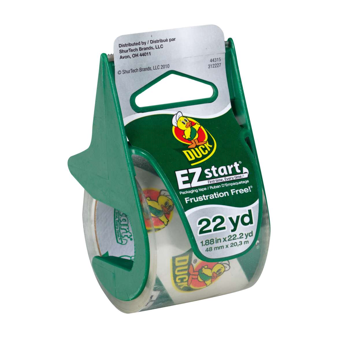 EZ Start® Packaging Tape with Dispenser - Clear, 1.88 in. x 22.2 yd. Image