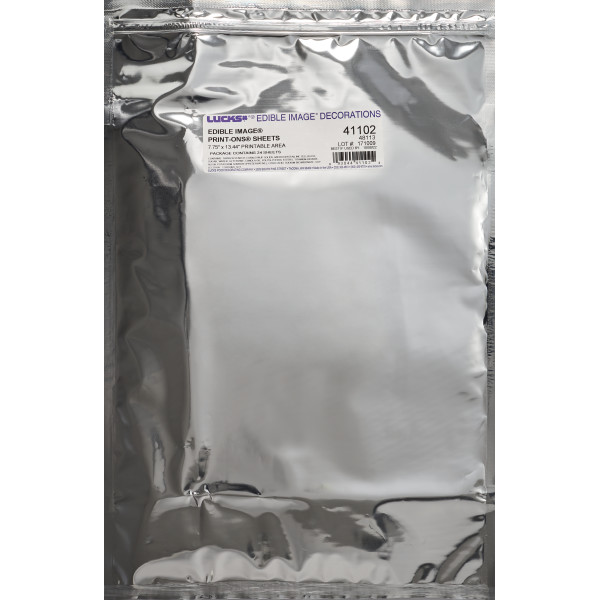 Lucks Print-Ons®, 1/4 Sheets Extended Edible Paper