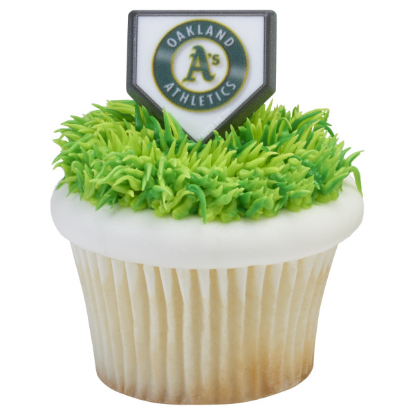 MLB® Home Plate Team Logo Cupcake Rings