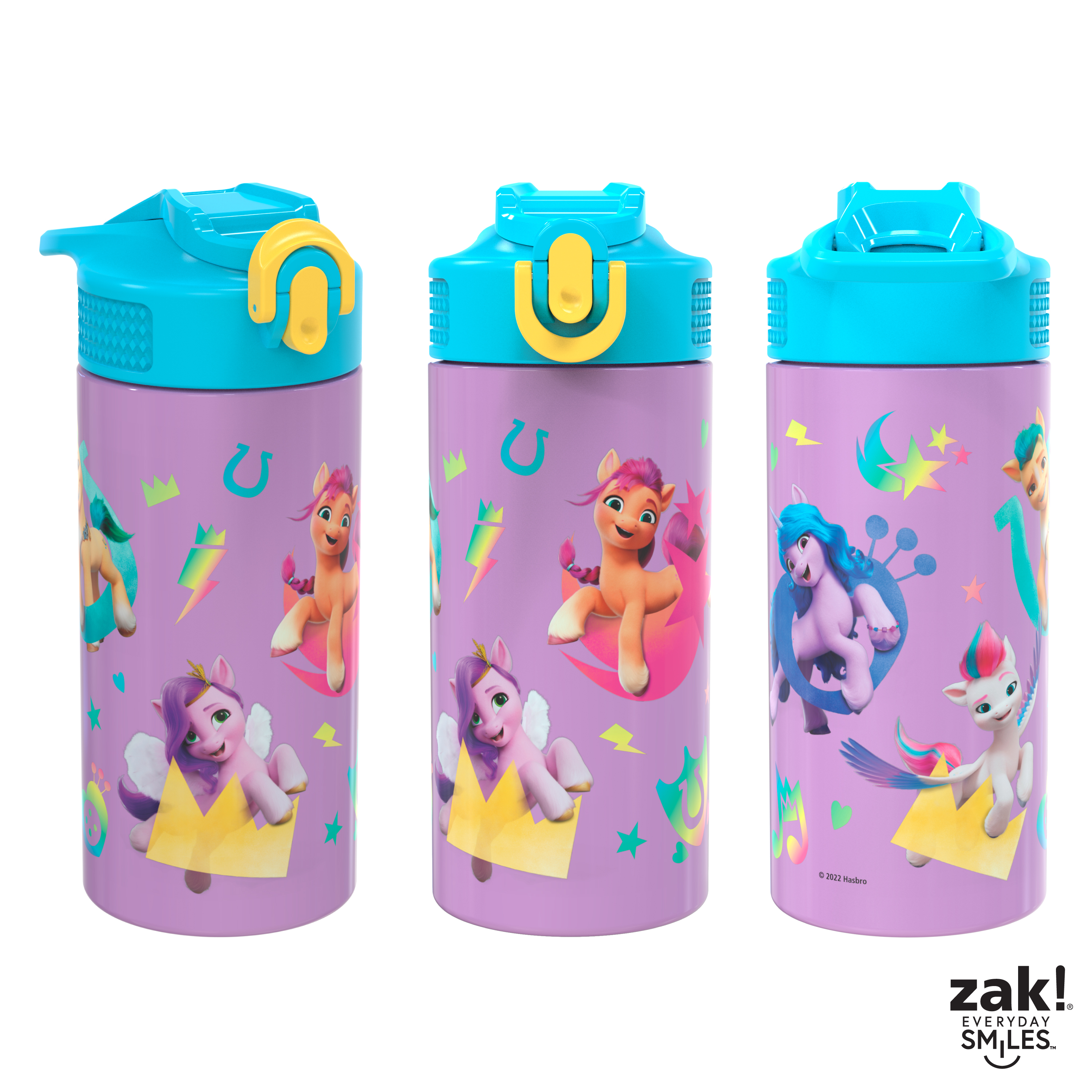 My Little Pony 14 ounce Stainless Steel Vacuum Insulated Water Bottle, Rainbow Dash and Friends slideshow image 3