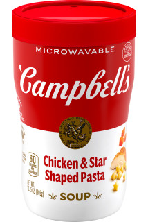 Chicken & Star Shaped Pasta Sipping Soup