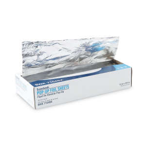 Boardwalk, Heavy-Duty Aluminum Foil Pop-Up Sheets, 63 Gauge, 12 x 10.75
