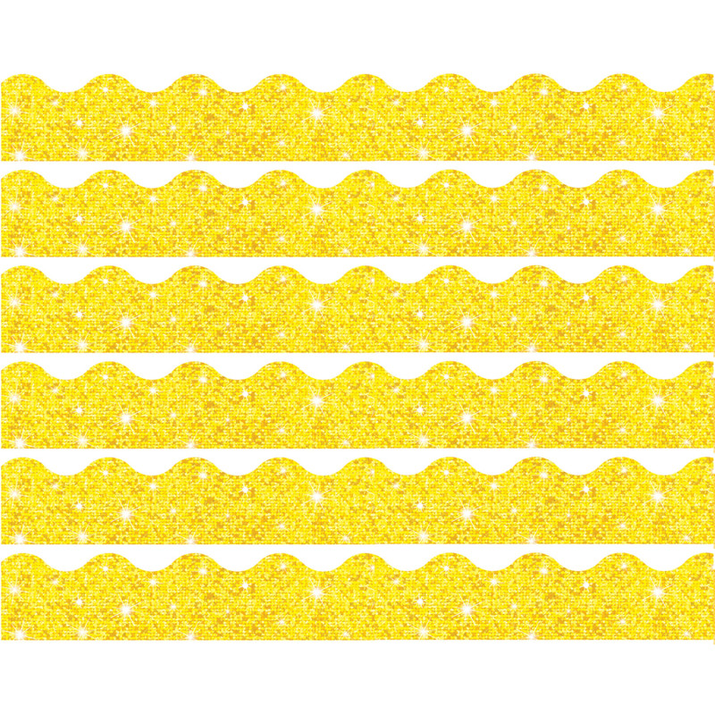 Yellow Sparkle Terrific Trimmers®, 32.5 Feet Per Pack, 6 Packs