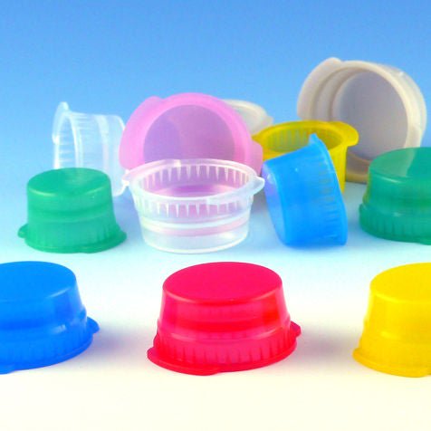 Cappers™ Polyethylene Green Double Tab Snap Cap Tube Closure