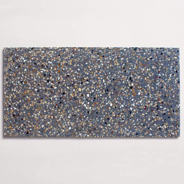 forage terrazzo | charcoal | rectangle 