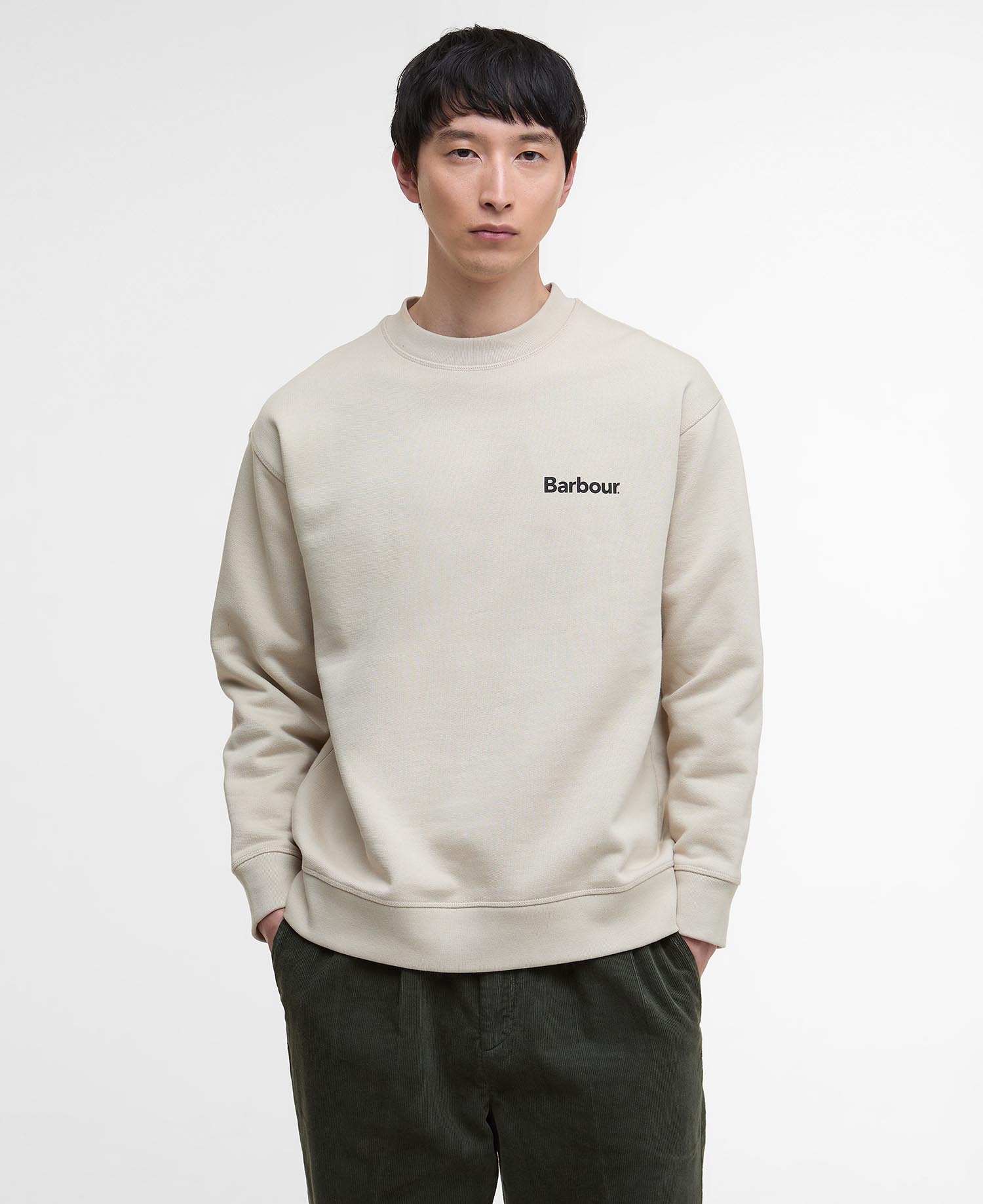 Brushed Nicholas Oversized Crew Neck Jumper image number 0