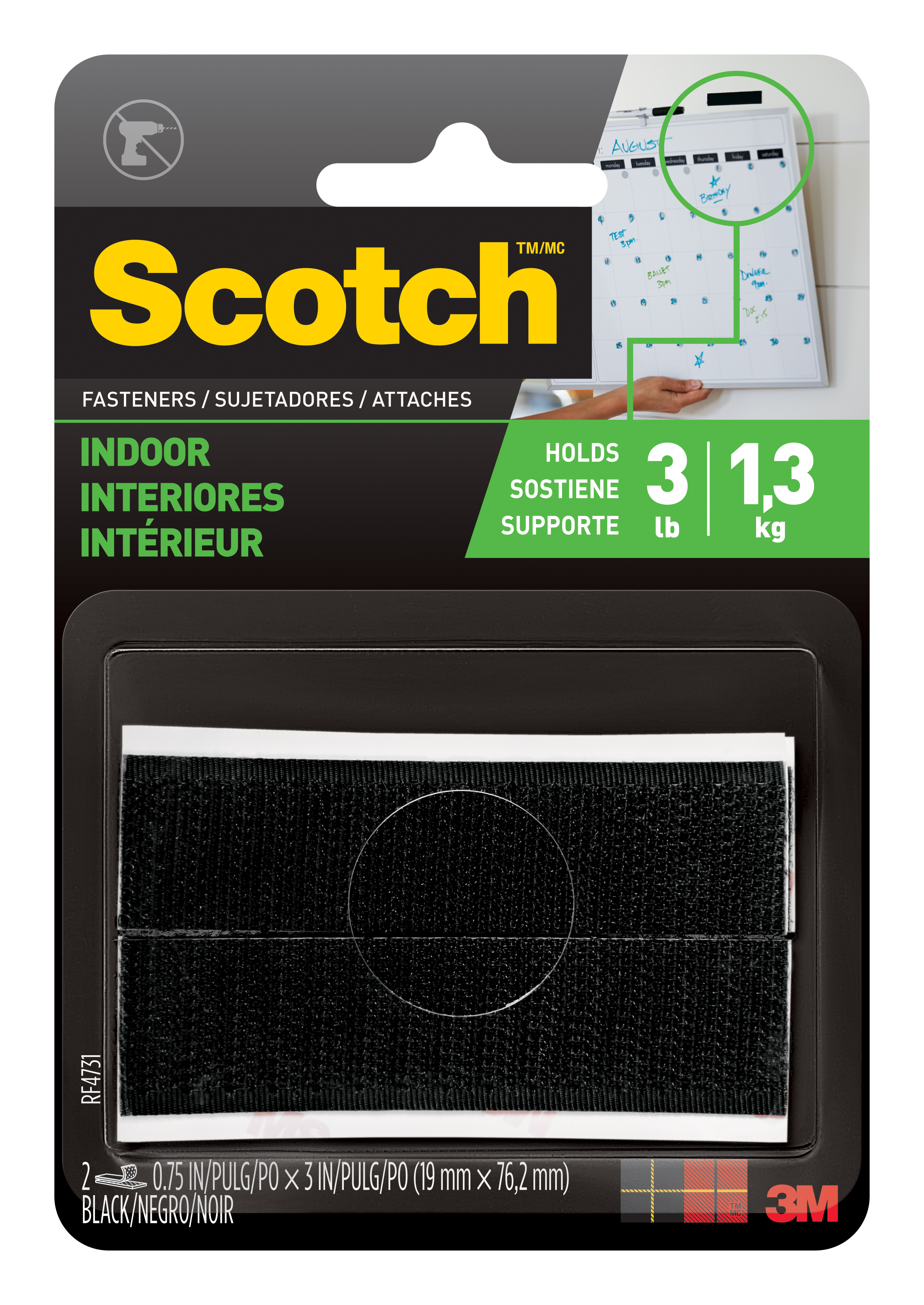 SKU 7010377426 | Scotch™ Indoor Fasteners RF4731