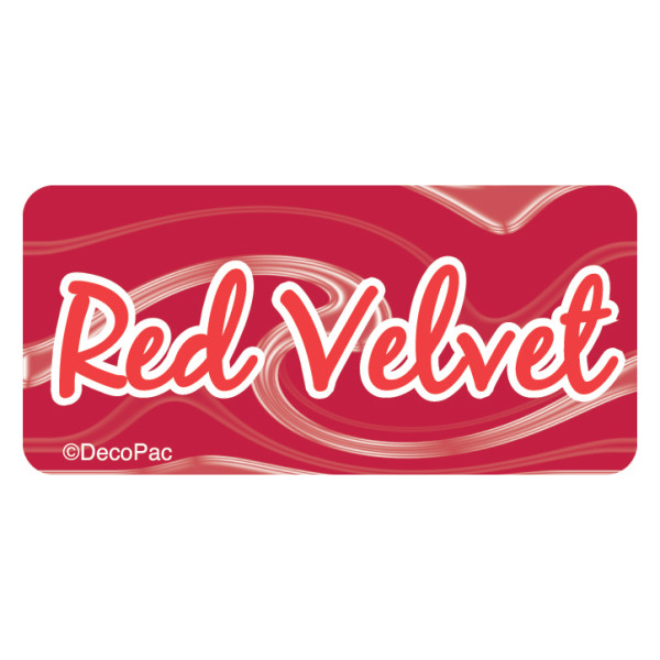 Red Velvet Promotional Label