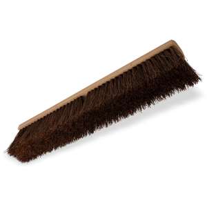 Carlisle, Flo-Pac, 24in, Heavy Floor Garage Sweep, Palmyra Bristles, Brown