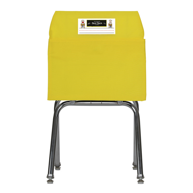 Seat Sack, Small, 12 inch, Chair Pocket, Yellow