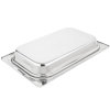 Full-size 2 ½-inch-deep Miramar® stainless steel decorative pan