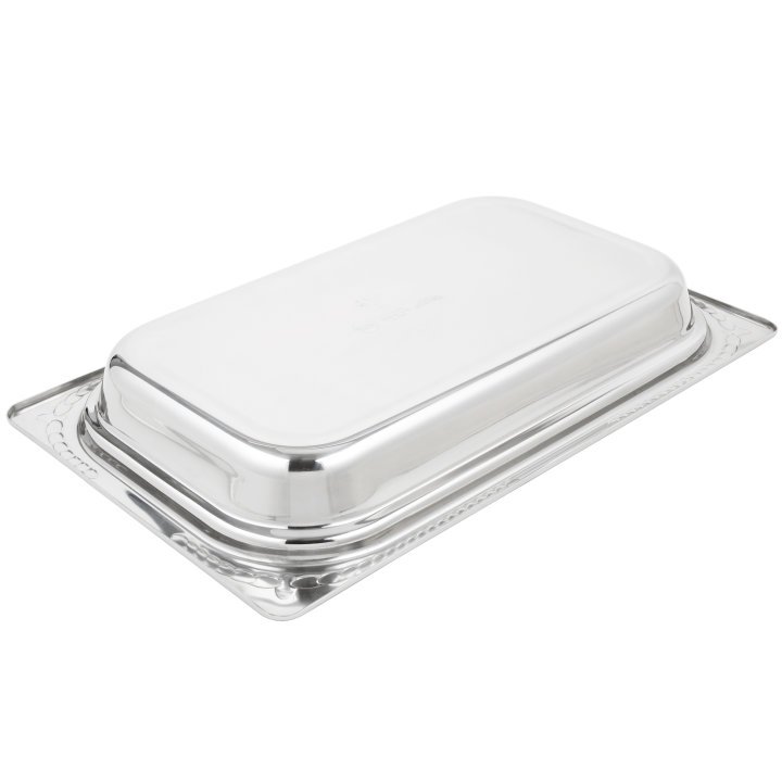 Full-size 2 ½-inch-deep Miramar® stainless steel decorative pan