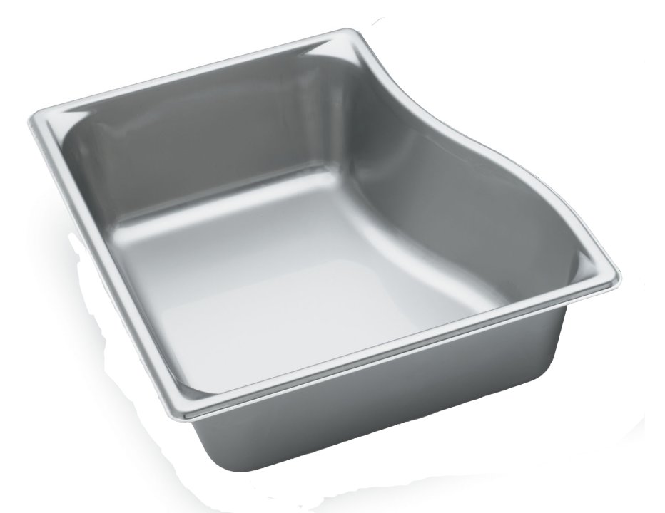 Full-size 4-inch-deep Super Pan® stainless steel super shape short wild pan