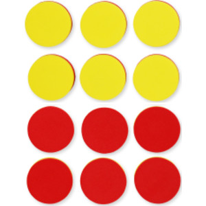 Two-Color Counters - Foam - Magnetic - Set of 200