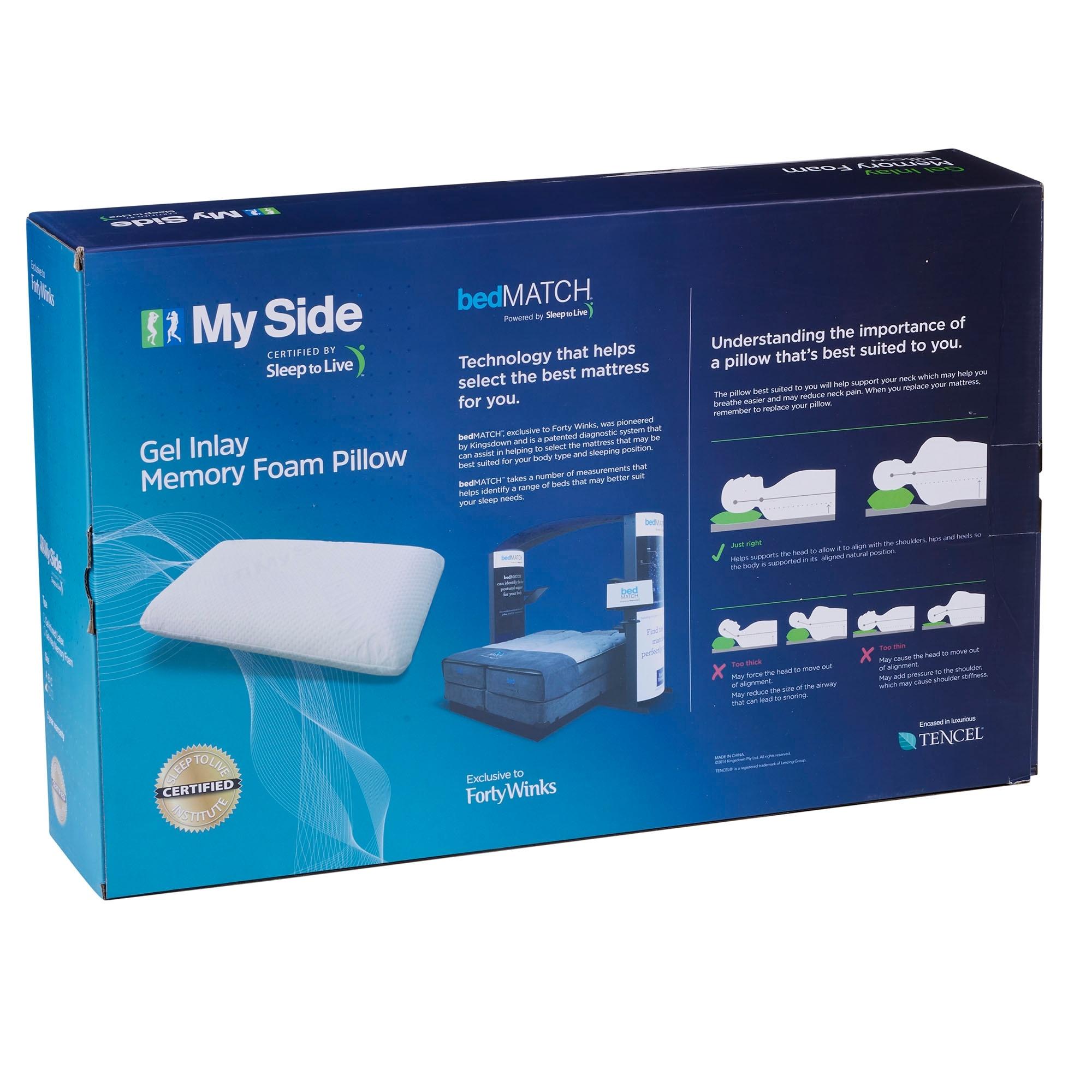 Product image of the  Myside Memory Foam Pillow from Forty Winks