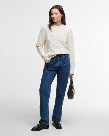 Burne Argyle Crew Neck Jumper 