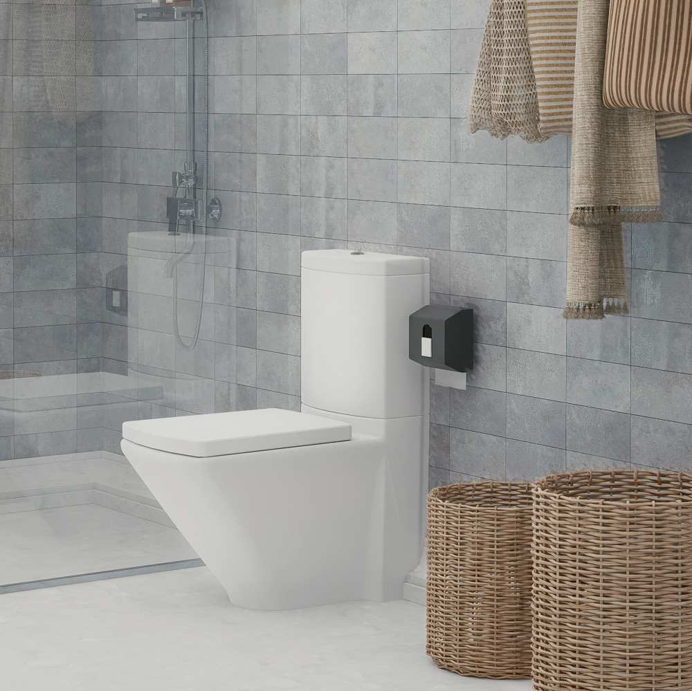 Myst Gunsmoke 4 in. x 8 in. Ceramic Wall Tile