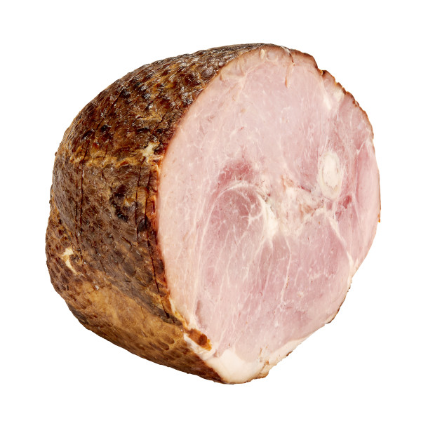 CURE 81(r) Spiral Sliced Bone-In Ham, Natural Juice, Half, 1 pc . C1C0 - Front Center Out of Package (Hi Res)