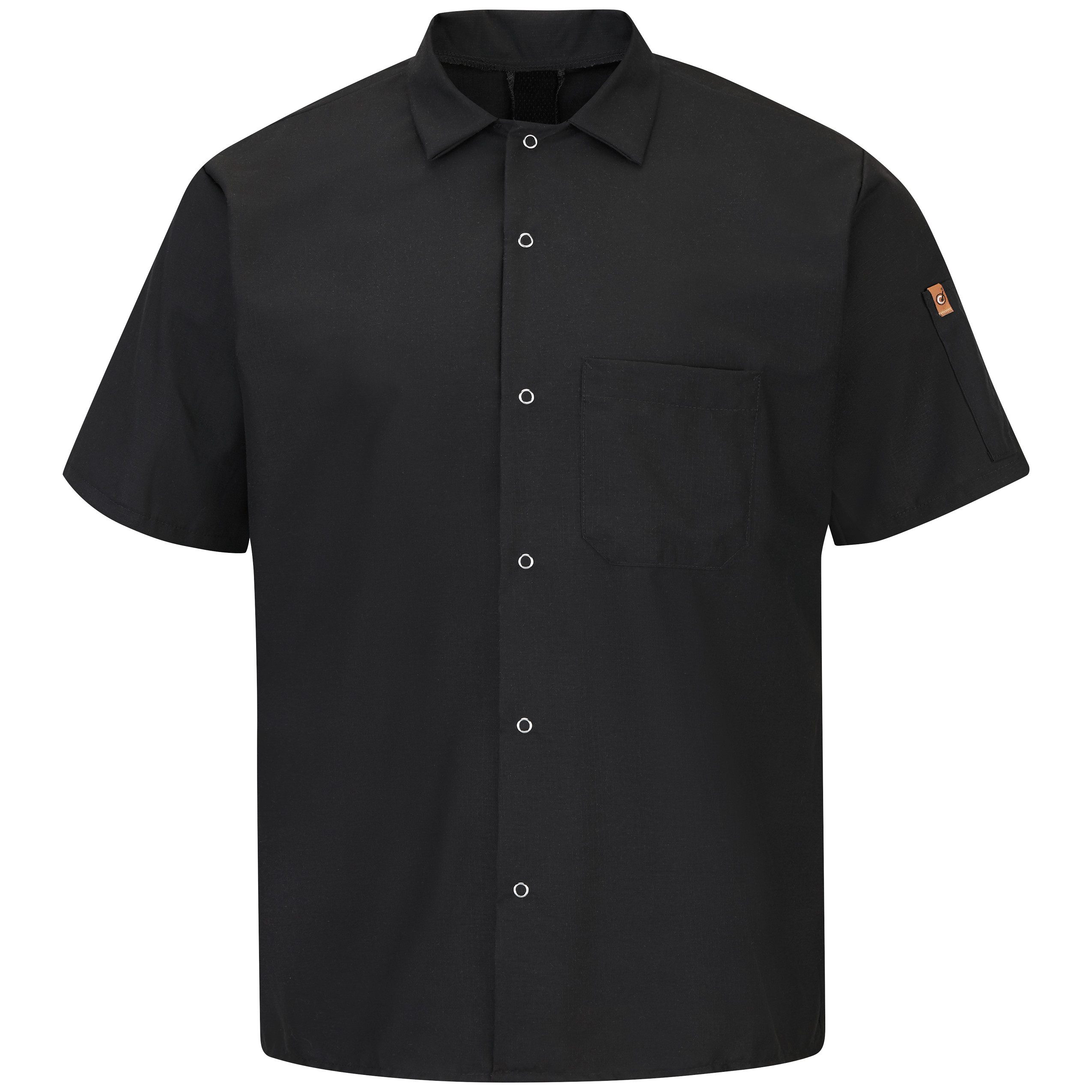 Men‘s Short Sleeve Cook Shirt with OilBlok + MIMIX-Red Kap