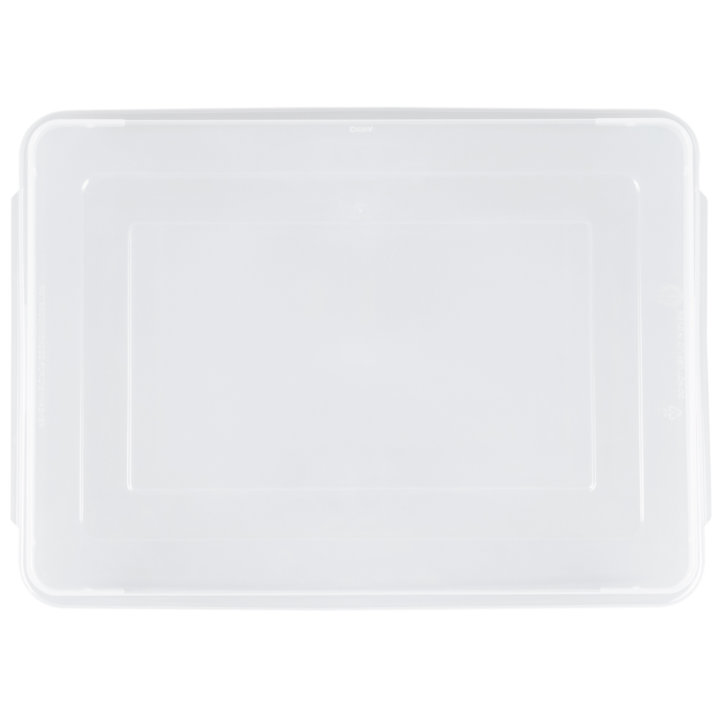 Half-size clear sheet pan cover