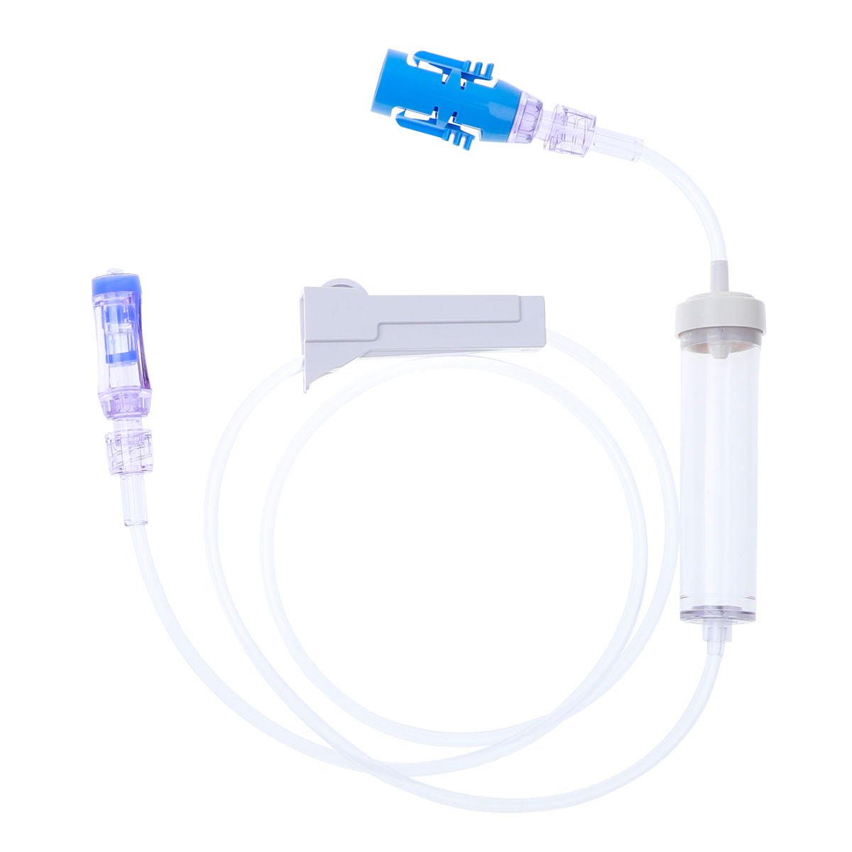 ICU Medical IV ADMIN SET, 20DRP W/CHEMOLOCK IN-LINE DRIP CHAMBER (50/CS)