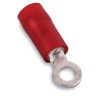 Sta-Kon® Nylon Insulated Ring Terminal Copper 22 to 16 AWG Tin-Plated #8 Bolt Hole Red 0.86 L x 0.26 in. W