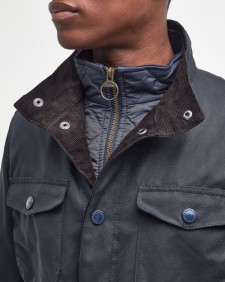 Ogston Waxed Jacket Classic Navy
