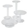 Clear Acrylic 4 Cake Stand Set | DecoPac