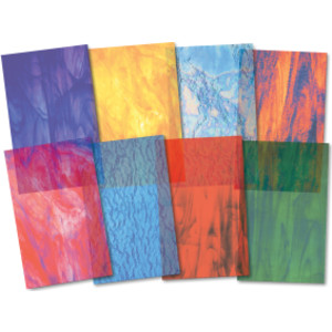 Stained Glass Paper, 5-1/2" x 8-1/2", 24 Sheets
