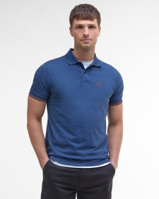 Austwick Tipped Polo Shirt Dark Denim