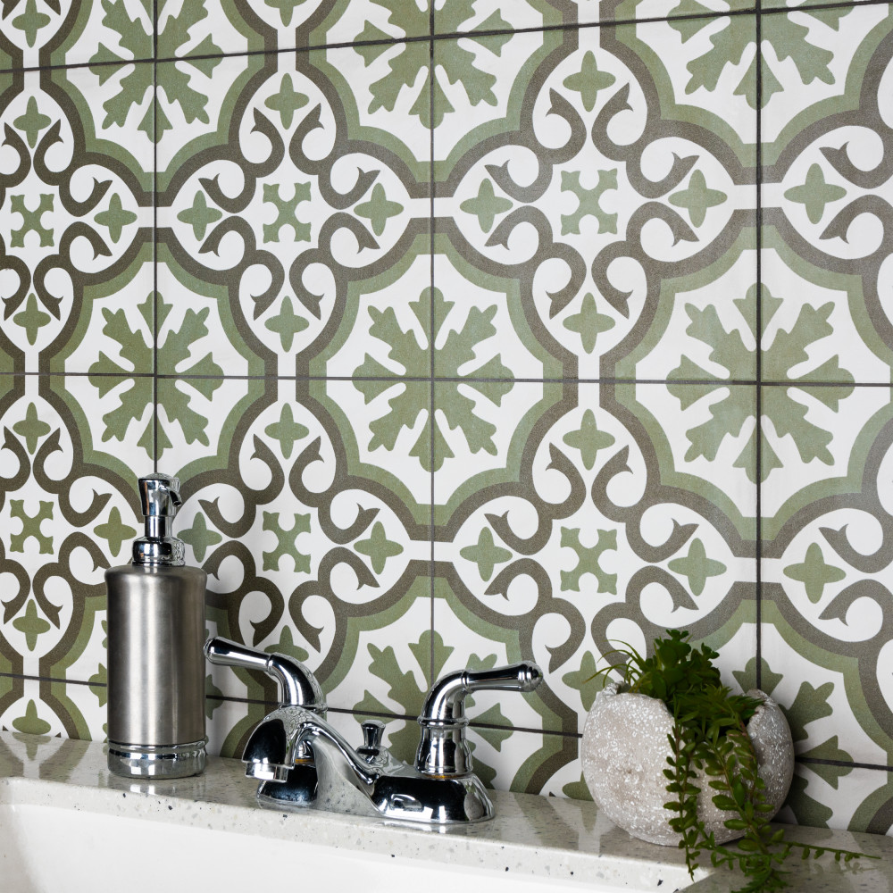 Berkeley Essence Eden 17-3/4 in. x 17-3/4 in. Porcelain Floor and Wall Tile