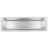 Half-long-size 4-inch-deep Super Pan V® stainless steel steam table pan
