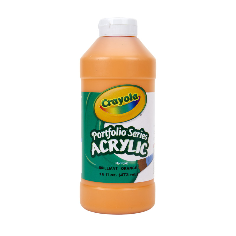 Portfolio Series Acrylic Paint, 16 oz., Brilliant Orange