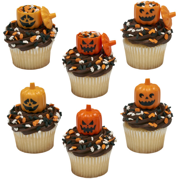 Fillable Pumpkin Cupcake Rings