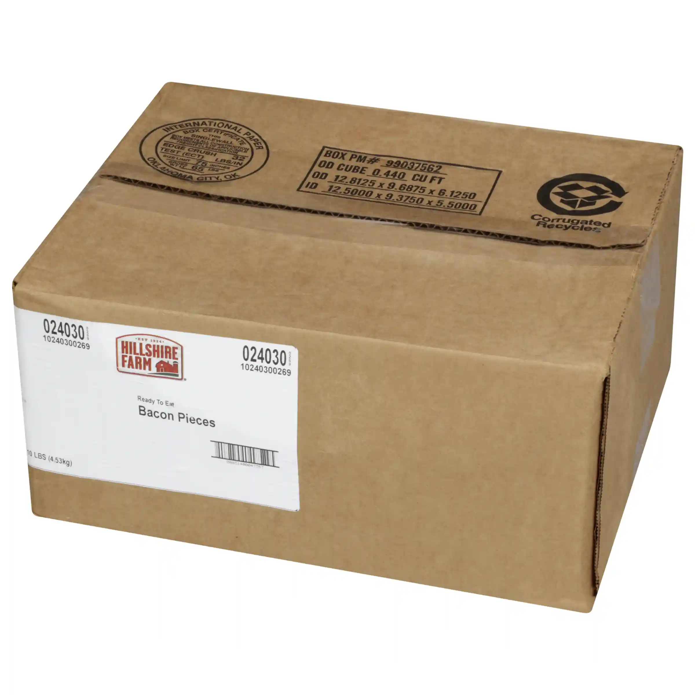 Hillshire Farm® Bakin' Bacon™ Heat-N-Serve Pizza Topping, 1/2 Inch x 1/2 Inch Diced_image_5