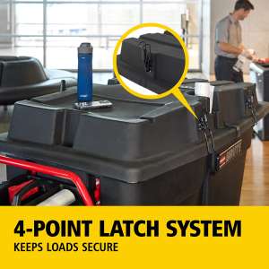 Rubbermaid Commercial, BRUTE, Rotomolded Tilt Truck Lid, 1.0 Cubic Yard, Black