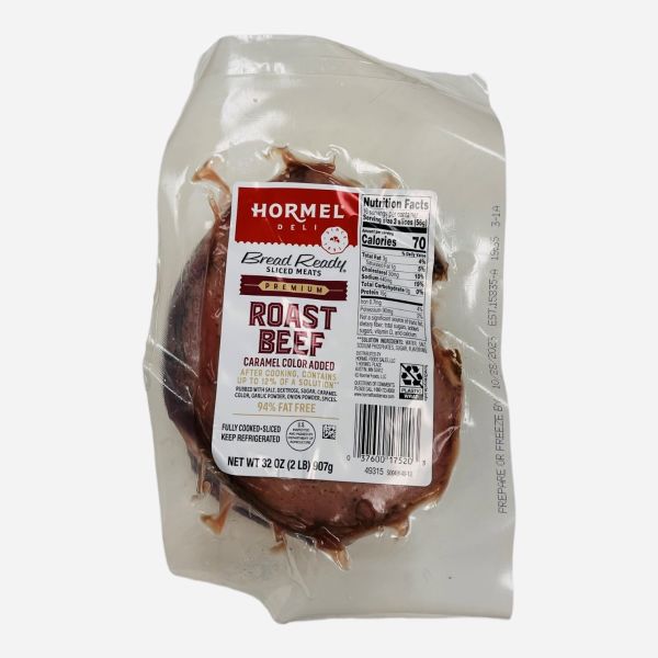 BREAD READY(r) Roast Beef, Premium, Sliced, 6/2 lb . C1CB - Front Center Inner Pack (Hi Res)