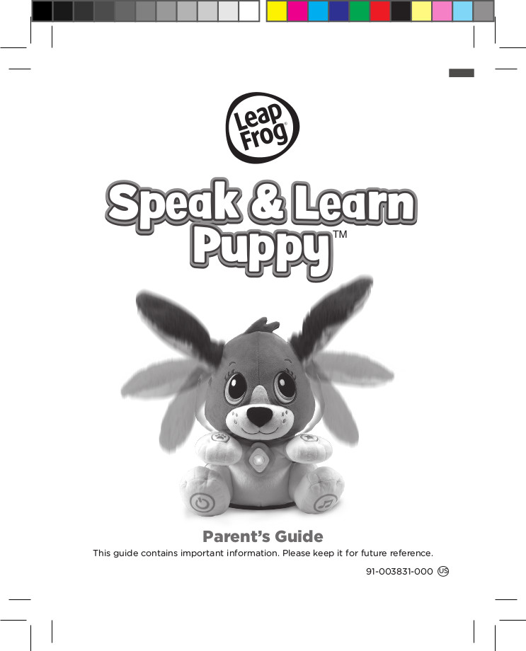 leapfrog talk and learn puppy