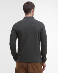 Essential Long-Sleeved Polo Shirt Forest