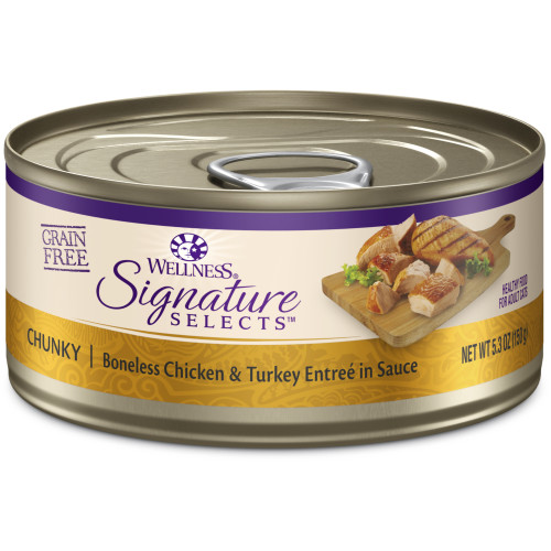 Wellness CORE Signature Selects Chunky Chicken & Turkey Front packaging