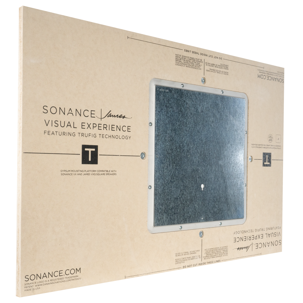 TRUFIG PLATFORM FOR VX-VXQ-PPX 8" SQUARE 5/8" GYPSUM BOARD