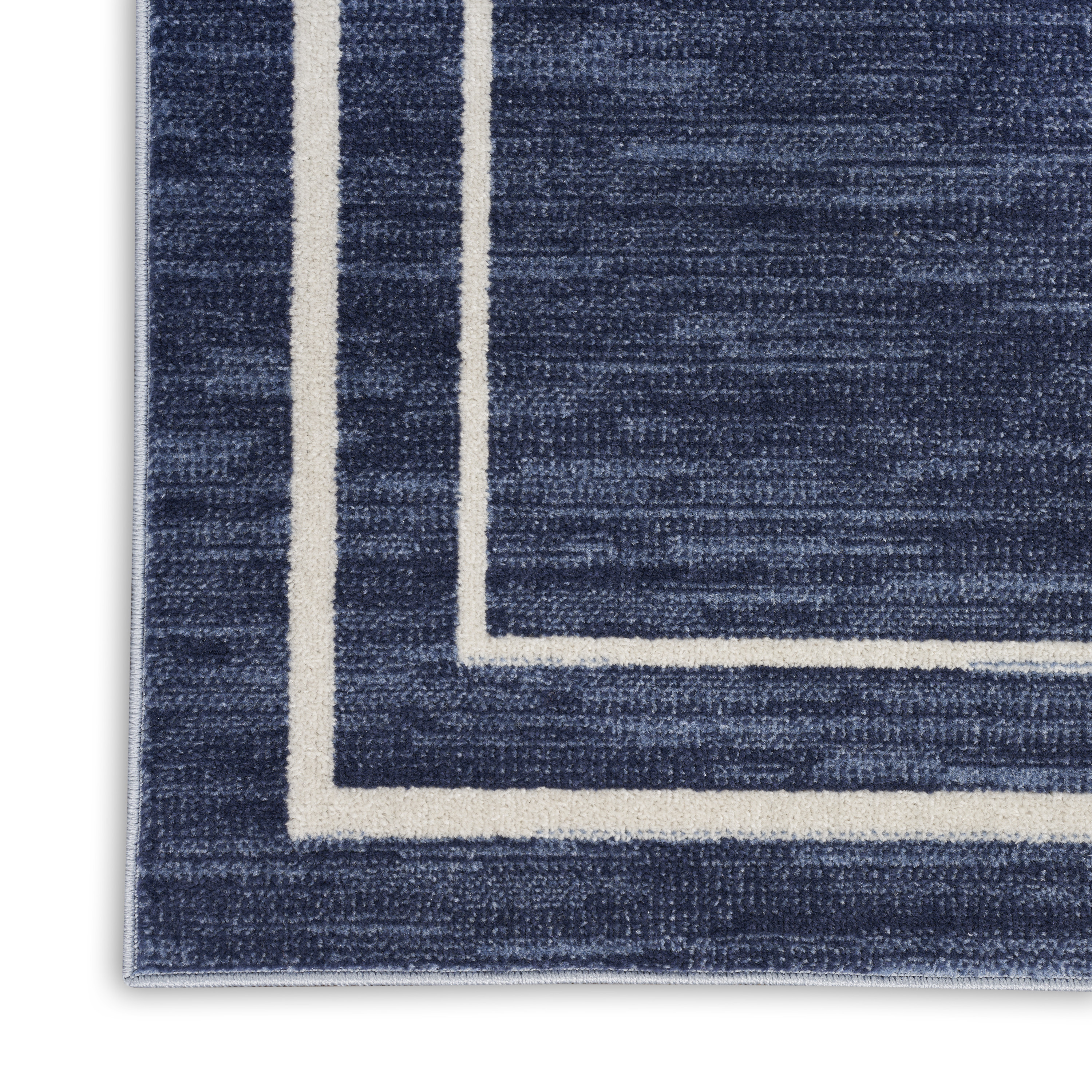 Nourison Nourison Essentials 8' x 10' Navy Ivory Contemporary Rug