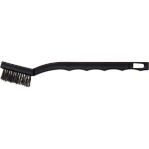 Carlisle, Flo-Pac, 1.7in, Utility Brush with Crimped Bristles, Steel Bristles, Black