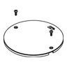 AMD8 Communications Poke-Thru Device Abandonment Plate, Gray