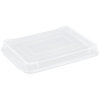 Quarter-size clear sheet pan cover