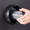 18-inch-deep in-counter adjustable gasket cup dispenser in black