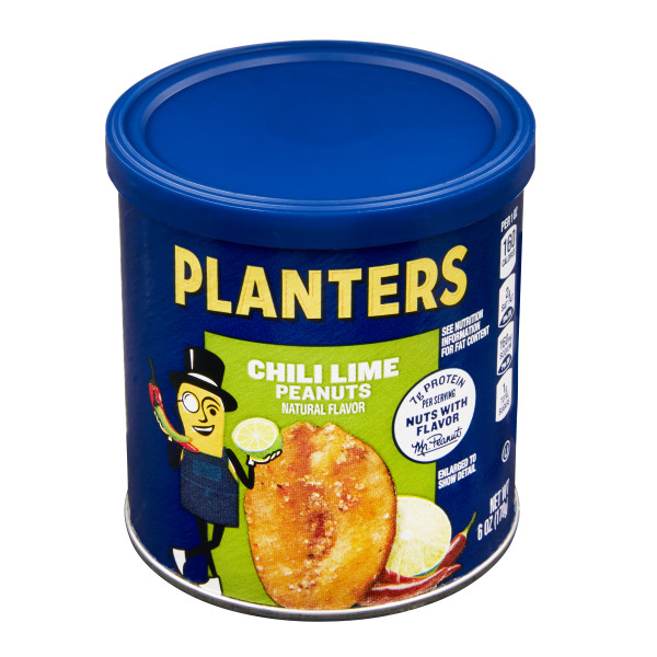 PLANTERS(r) Chili Lime Peanuts 8/6oz . C1C1 - Front Center In Package (Hi Res)