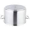 17-quart Intrigue® stainless steel sauce pot in mirror finish