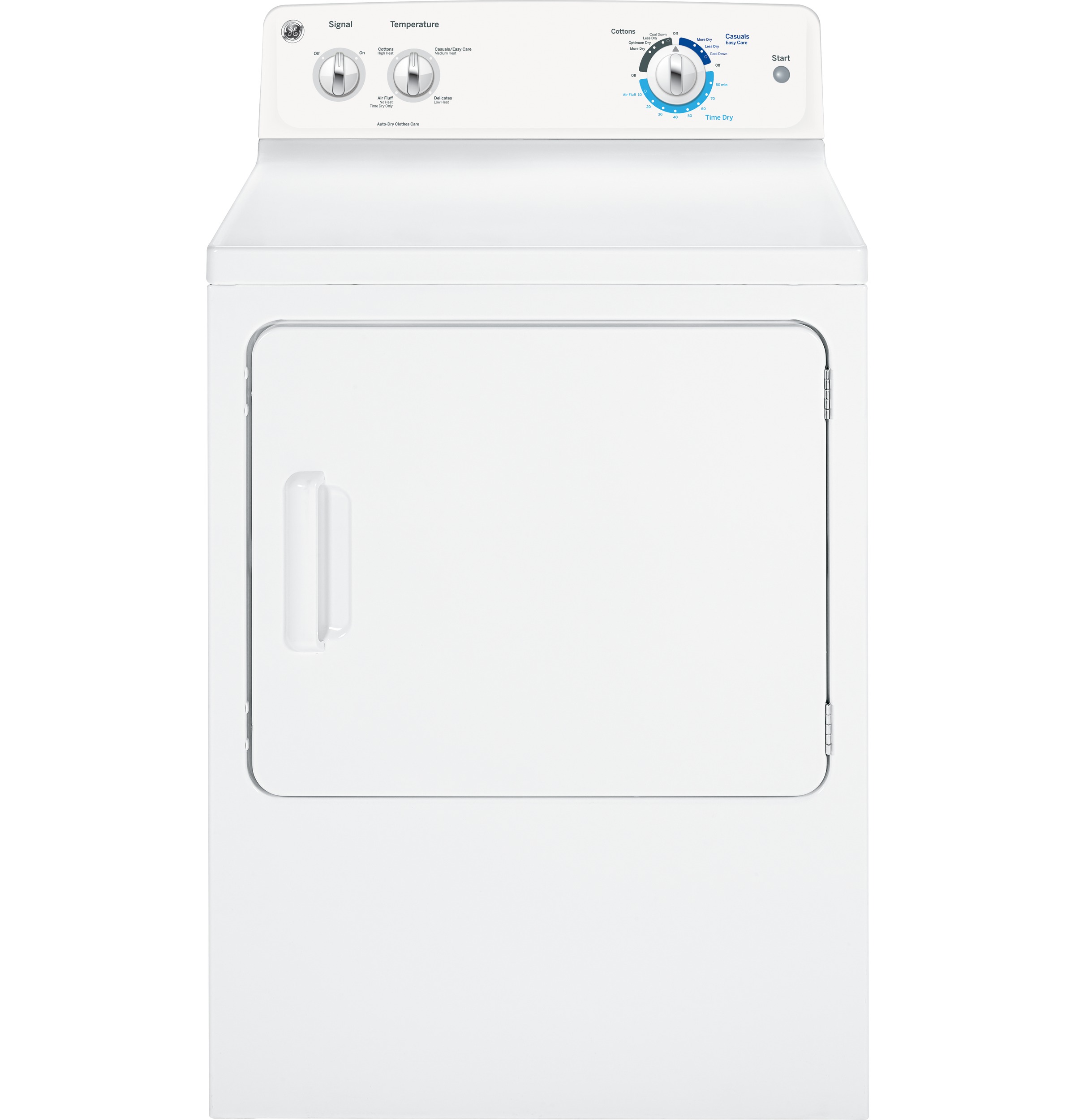 GE® 6.8 cu. ft. capacity Dura Drum gas dryer